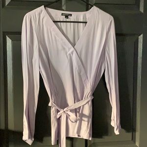 J. Crew Mercantile Faux Wrap Blouse